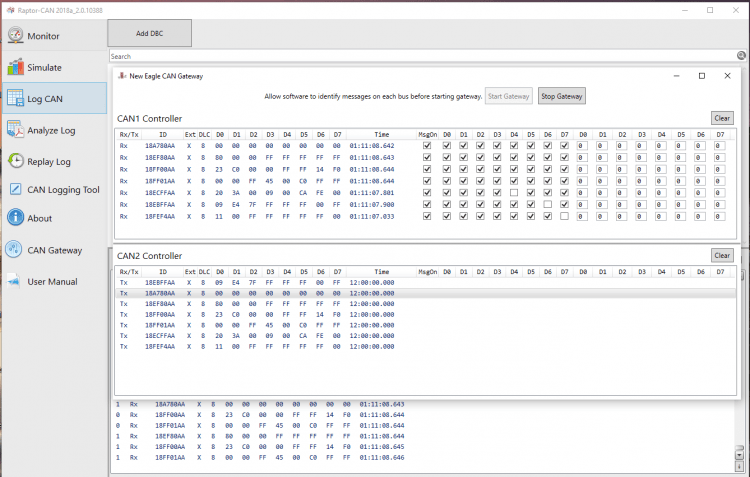 Raptor-can CAN analyzer tool